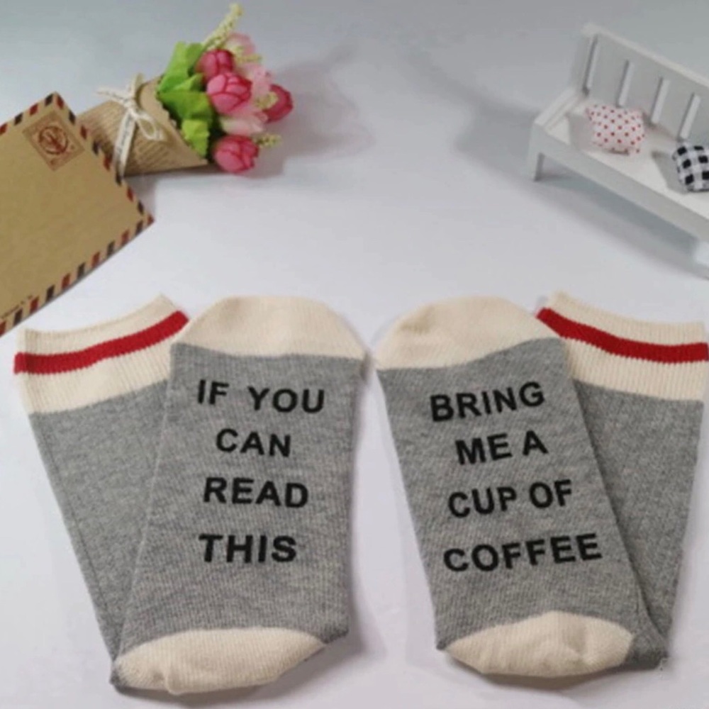 New Socks Cool Fun Coffee